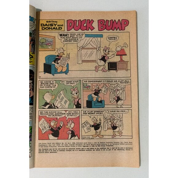 Walt Disney Daisy And Donald Comic Book No. 43 Whitman 1978 Vintage - Picture 6 of 13